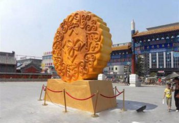 广场月饼雕塑