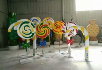 幼儿园糖果雕塑