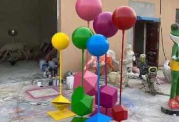 抽象气球雕塑 步行街气球雕塑