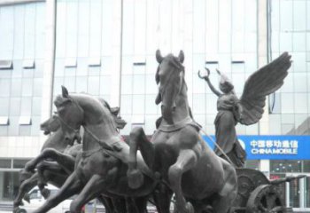 园林马夫雕塑 城市广场雕塑 步行街摆件
