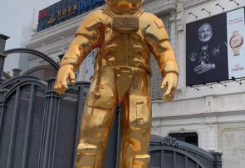 彩绘太空人雕塑 航天雕塑 步行街摆件