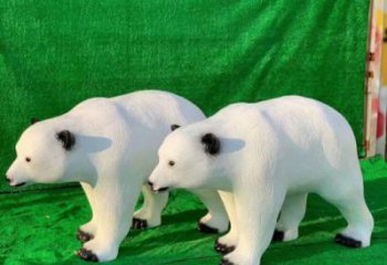 景区狗熊雕塑，大型动物雕塑，仿真材质